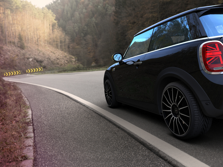 LAMERA (L)|Schwarz Matt Poliert 19