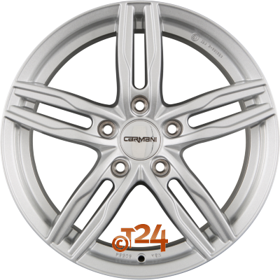 CARMANI CA 14 PAUL 6.5x16 ET49 5x112 Kristall Silber (KS) Einteilig