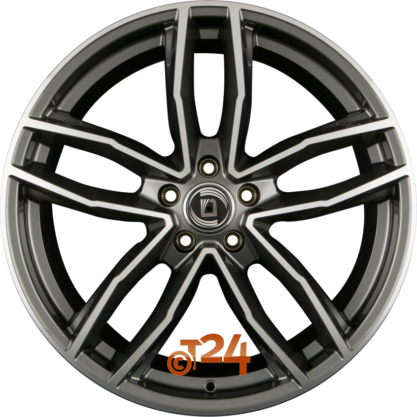 ALITO|PLATIN S MACHINED - Anthrazit Glanz Frontpoliert 18