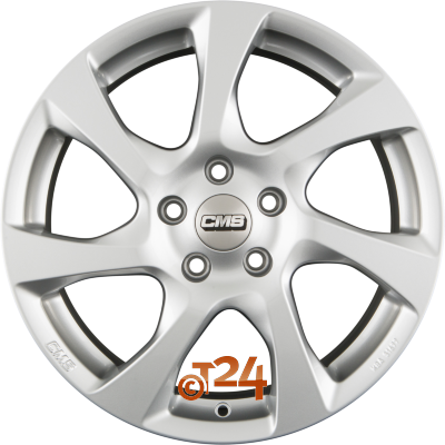CMS C24 6.5x16 ET37.5 4x108 CS Silber Einteilig