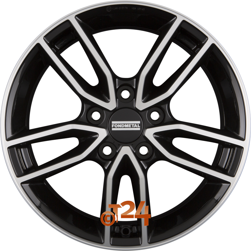 KOROS|Glossy Black Machined - Diamond Black 17