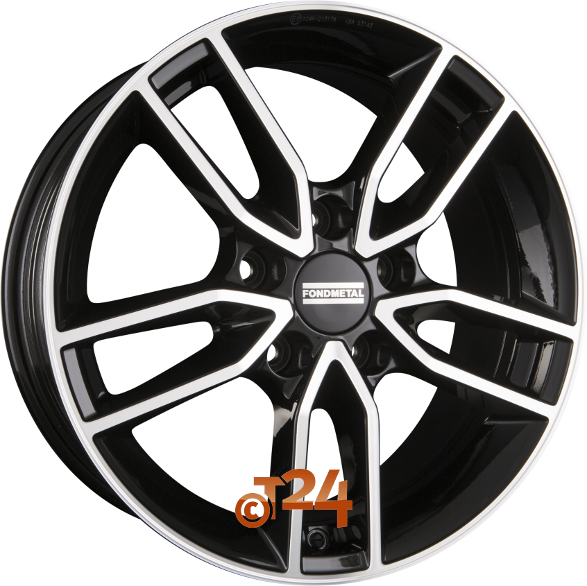 KOROS|Glossy Black Machined - Diamond Black 16