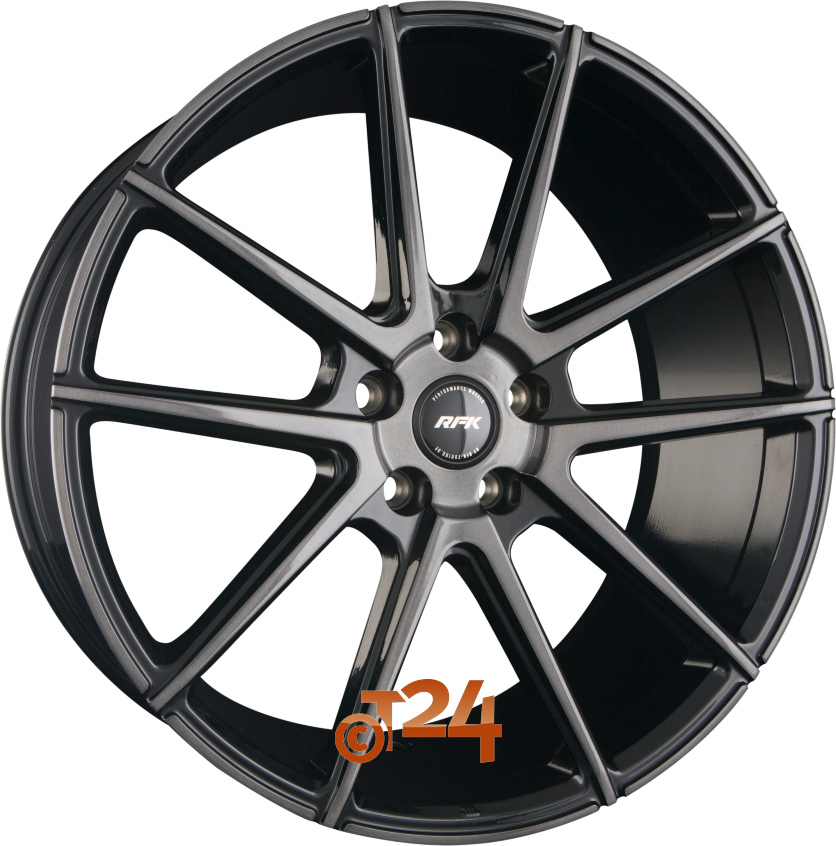 GLS302|Gloss Black Brushed Face 19