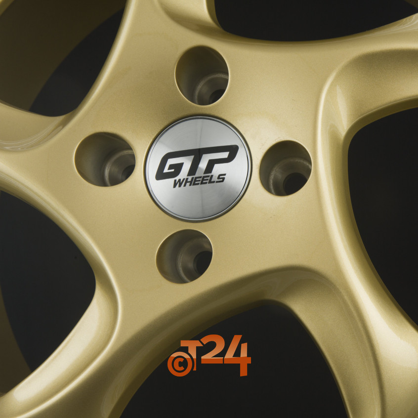 GTP 083|Gold Felgenbett Poliert 17