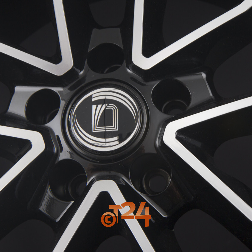 ALITO|NERO S MACHINED - Schwarz Glanz Frontpoliert 17