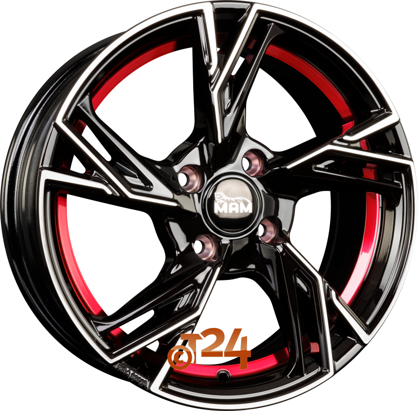 MAM RS5|Black Front Polish Red Inside (BFPRI) 16