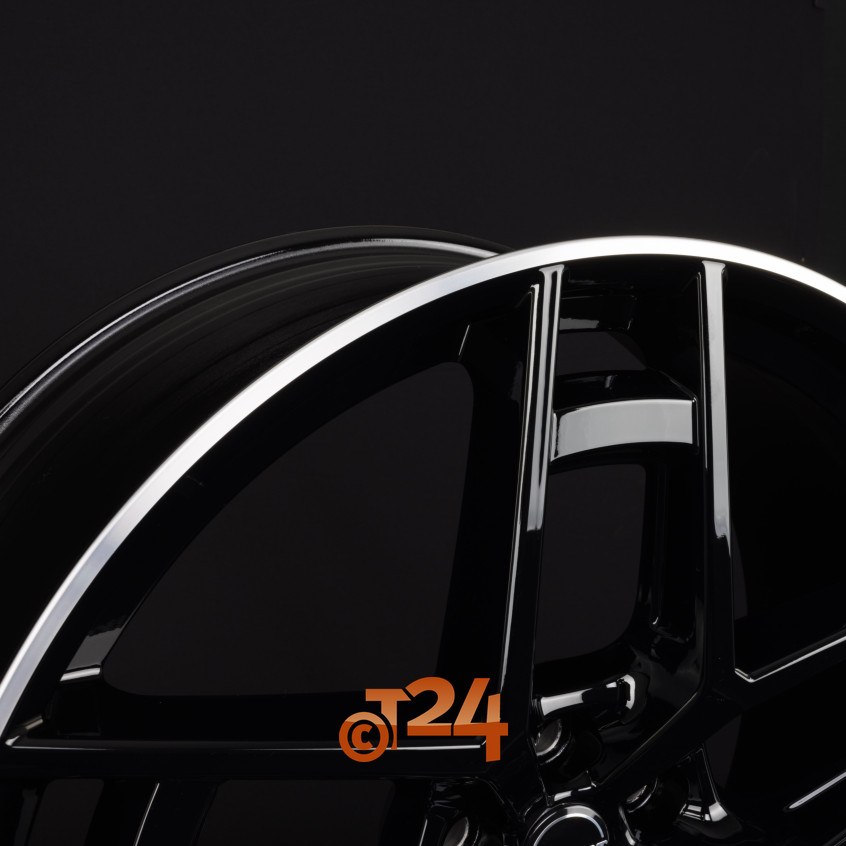 TF|Black Rim Polished Glossy 24