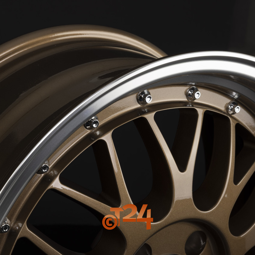 GTP 020|Bronze Felgenbett Poliert 17