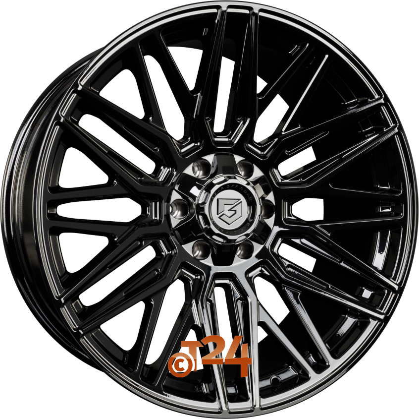 GOR01|Glossy-Black (B) 22