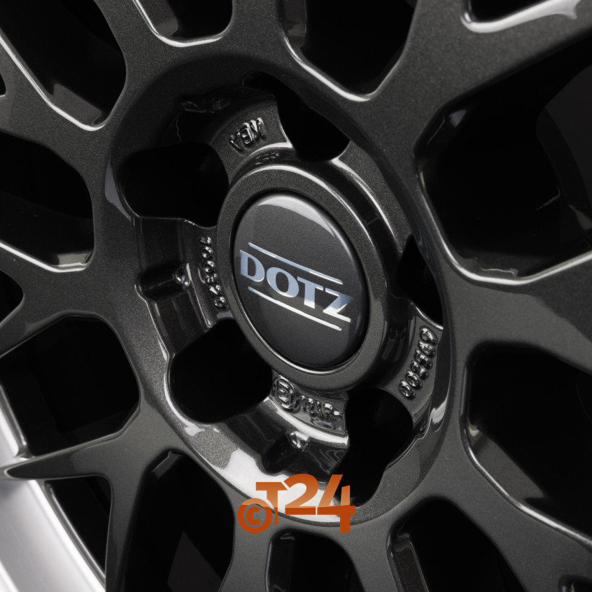 BILBAO|DARK - Gunmetal Matt mit Poliertem Felgenhorn 17