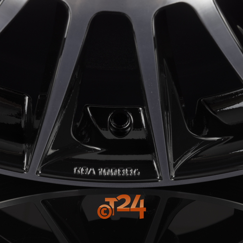 STUTTGART|Noir Brillant Face Polie - Bright Black Machined 17