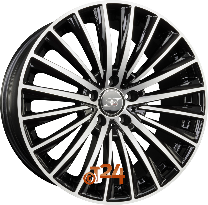 VECTOR|Noir Brillant Face Polie - Bright Black Machined 19