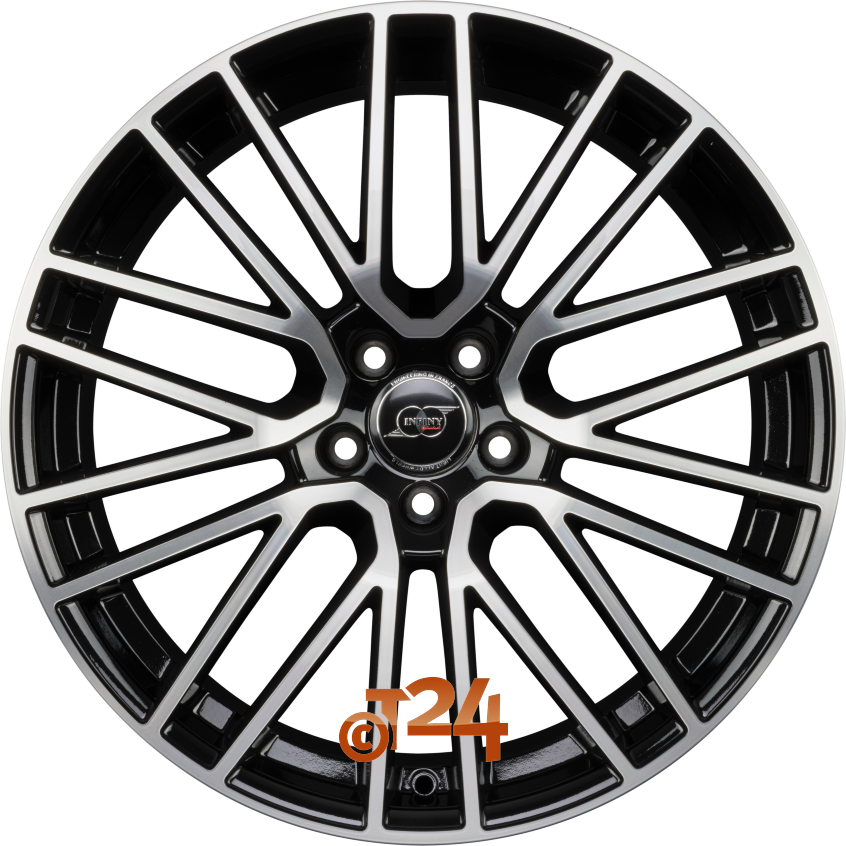 ZUFFEN|Noir Brillant Face Polie - Bright Black Machined 20