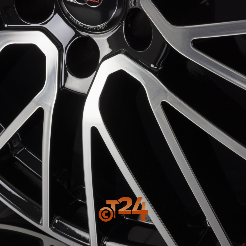 ZUFFEN|Noir Brillant Face Polie - Bright Black Machined 20