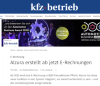 Alzura erstellt ab jetzt E-Rechnungen