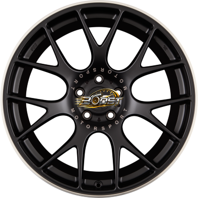 BBS CH-R Schwarz Matt mit Edelstahl Anfahrschutz 8.50x19 5x112 BBS CH-R Schwarz Matt mit Edelstahl Anfahrschutz 8.50x19 5x112