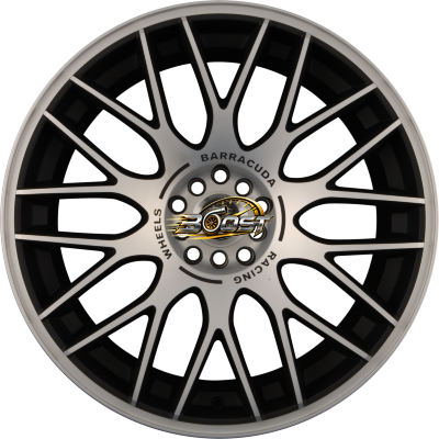 BARRACUDA KARIZZMA Matt Black Polished 8.00x18 5x110 BARRACUDA KARIZZMA Matt Black Polished 8.00x18 5x110