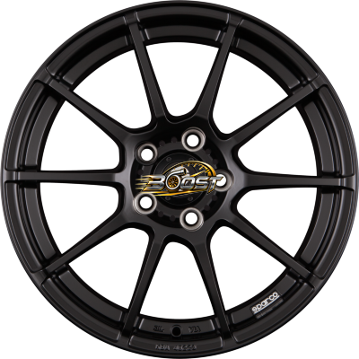 SPARCO ASSETTO GARA Matt Black 8.00x18 5x110 SPARCO ASSETTO GARA Matt Black 8.00x18 5x110