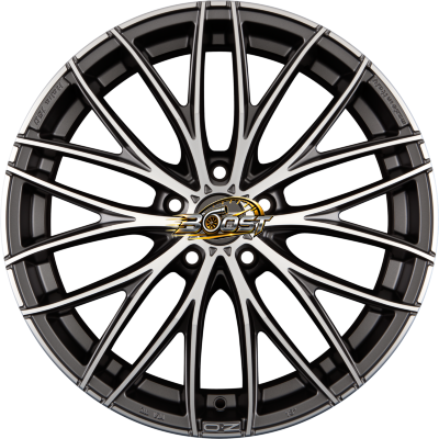 OZ ITALIA 150 Matt Dark Graphite Diamond Cut — Grijs/antraciet lichtmetalen velg