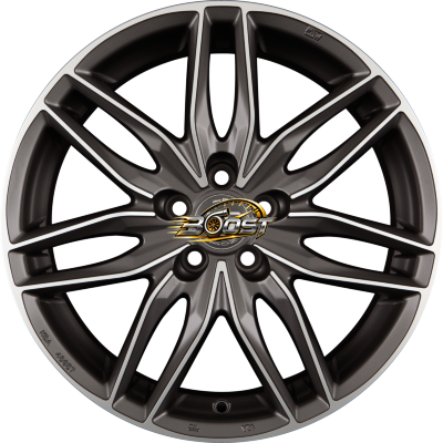 MSW 24 Matt Gun Metal Full Polished 7.00x16 4x100 MSW 24 Matt Gun Metal Full Polished 7.00x16 4x100