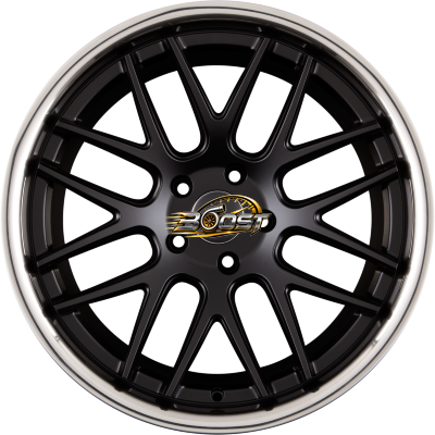 CONCAVE Black Matt Inox