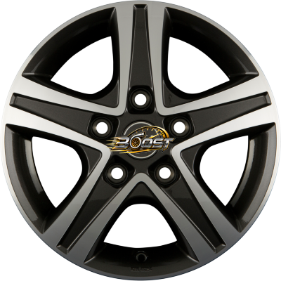 BORBET CWD Mistral Anthracite Glossy Polished 6.00x16 5x118 BORBET CWD Mistral Anthracite Glossy Polished 6.00x16 5x118