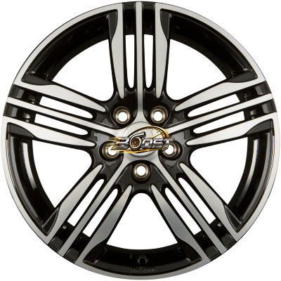 RONAL R57 Schwarz-Frontkopiert 7.50x17 5x112 RONAL R57 Schwarz-Frontkopiert 7.50x17 5x112