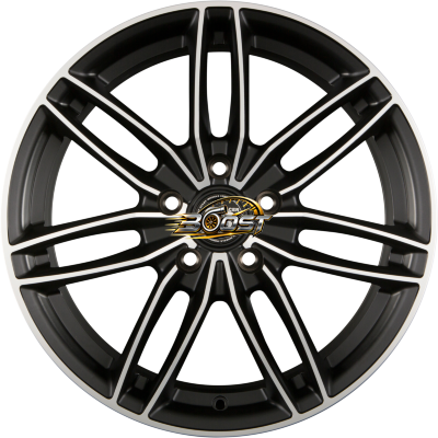 RACER WHEELS EDITION Satin Black Machined Face 7.00x16 5x108 RACER WHEELS EDITION Satin Black Machined Face 7.00x16 5x108