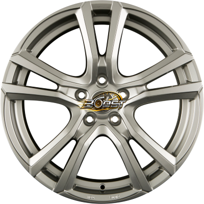 DBV ANDORRA Shadow Silber lackiert — Zilver lichtmetalen velg