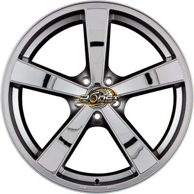 DIEWE WHEELS TRINA II PLATININOX - Platin Matt mit Edelstahlinlays —  lichtmetalen velg