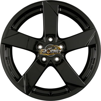 RIAL KODIAK Diamant-Schwarz — Zwart lichtmetalen velg