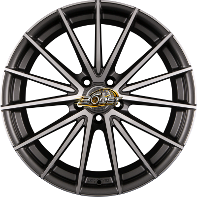 V1 Wheels V2 Daytona Grau Poliert DGP+ — Grijs/antraciet lichtmetalen velg