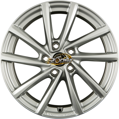 BORBET V Crystal Silver — Zilver lichtmetalen velg