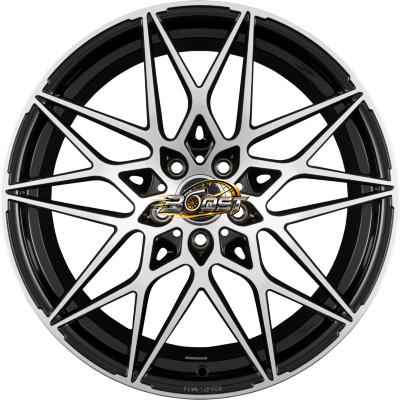MAM MAM B2 Black Front Polish (BFP) — Zwart lichtmetalen velg