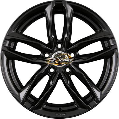 GMP ITALIA ATOM Shiny Black — Zwart lichtmetalen velg
