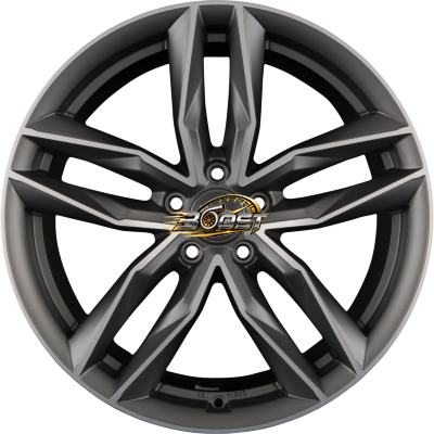 MAM MAM RS3 Matt Palladium Front Polish (MPFP) — Grijs/antraciet lichtmetalen velg