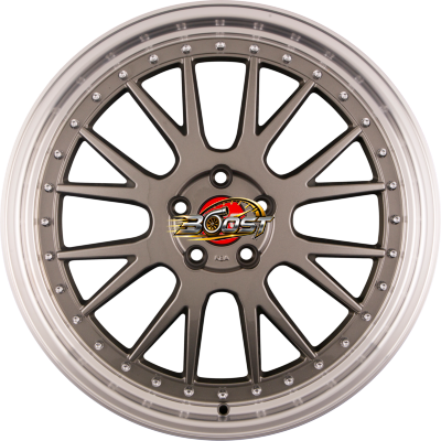 TEC SPEEDWHEELS GT EVO Titanglanz Hornpoliert — Grijs/antraciet lichtmetalen velg