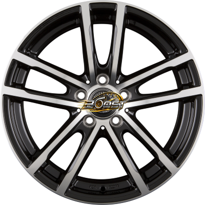 MEISTERWERK WHEELS MW15 Black Polished (BKF) — Zwart lichtmetalen velg