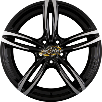 Damina Performance DM03 Black Polished 8.00x18 5x112 Damina Performance DM03 Black Polished 8.00x18 5x112