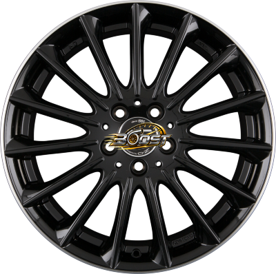 MSW 30 Gloss Black Diamond Lip 9.00x19 5x112 MSW 30 Gloss Black Diamond Lip 9.00x19 5x112