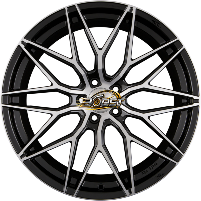 DOTZ SUZUKA DARK - Schwarz Frontpoliert 8.00x19 5x120 DOTZ SUZUKA DARK - Schwarz Frontpoliert 8.00x19 5x120