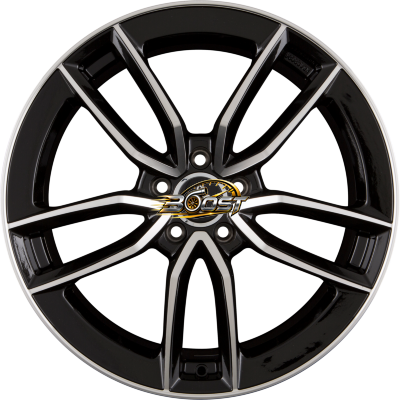 KESKIN KT21 ELEGANT Black Front Polished (BFP) — Zwart lichtmetalen velg