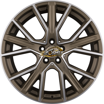 2DRV by WHEELWORLD WH34 Bronze Matt Poliert (BRP) — Brons lichtmetalen velg