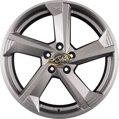 DBV TORINO III Hyper Silber Front Poliert — Zilver lichtmetalen velg