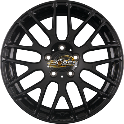 PLATIN P 70 Black Glossy — Zwart lichtmetalen velg