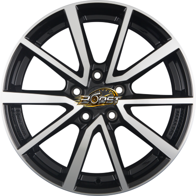 PLATIN P 95 Diamant Schwarz Frontpoliert 7.00x17 5x114 PLATIN P 95 Diamant Schwarz Frontpoliert 7.00x17 5x114