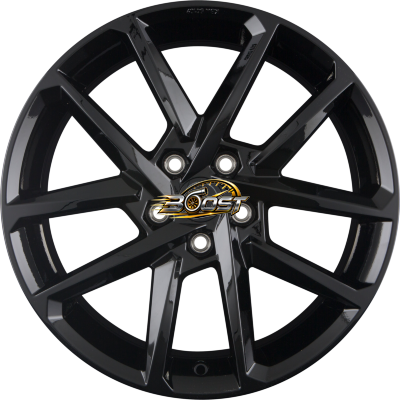 BORBET N Black Glossy — Zwart lichtmetalen velg
