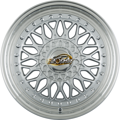 GTP WHEELS GTP 072 Silber Felgenbett Poliert — Zilver lichtmetalen velg