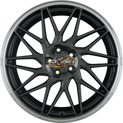 DOTZ TANAKA DARK - Gunmetal Matt Polished Lip 9.50x19 5x112 DOTZ TANAKA DARK - Gunmetal Matt Polished Lip 9.50x19 5x112