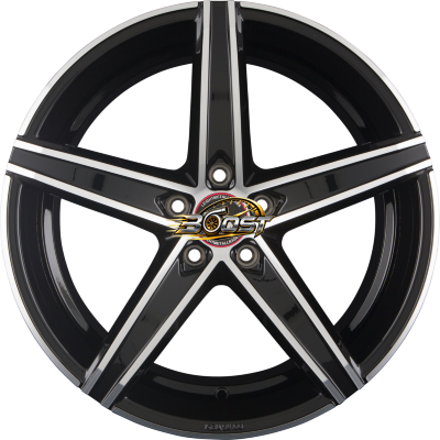 MAM MAM OX-18 Black Front Polish (BFP) — Zwart lichtmetalen velg